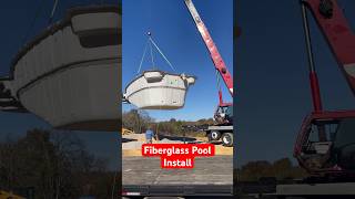 Fiberglass Pool Install [upl. by Inahteb577]