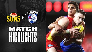 Gold Coast Suns v Western Bulldogs Highlights  Round 18 2021  AFL [upl. by Sitnalta9]