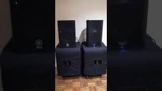 SPEAKER BATTLE QSC K12 VS YAMAHA DXR12 SOUND COMPARISON [upl. by Harewood]