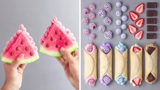 So Yummy Chocolate Cake Decorating Tutorials 😍 Best Satisfying Cake Decorating Recipes 💓 So Tasty [upl. by Wieche]