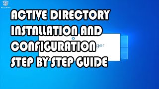 Active Directory Installation and Configuration with DNS and DHCP Step by Step Windows Server 2022 [upl. by Eninej988]