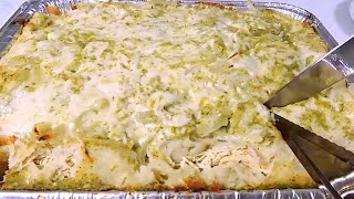 Deliciosas Enchiladas Suizas Verdes  Receta Facil  CocinablogOficial [upl. by Arhaz]