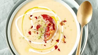 Rezept TopinamburPastinakensuppe mit Pancettacrumble  Colruyt [upl. by Qahsi]