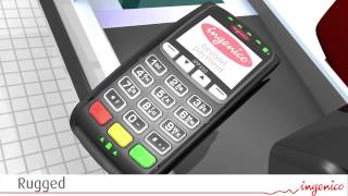 Ingenico IPP350 Card Payment Machine Video [upl. by Bathulda]