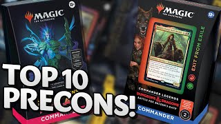 Top 10 Precon Decks for Commander November 2023 Edition  Magic The Gathering [upl. by Auburta]