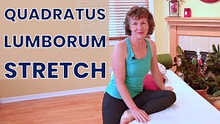 Quadratus Lumborum Stretch Side Lying Exercise [upl. by Kowalski476]