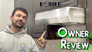 FOTILE Range Hood Review  UQS3001 [upl. by Anialahs589]