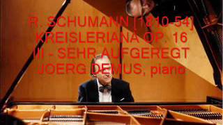 Joerg Demus plays Schumann  Kreisleriana op 16 [upl. by Lrad809]