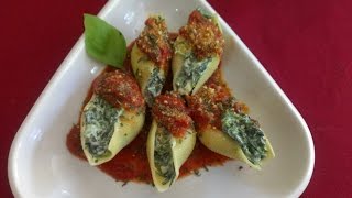 STUFFED PASTA SHELLS VEGAN [upl. by Clywd174]