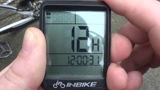 How to use INBIKE Cycling Speedometer Odometer and Accuracy Test [upl. by Modestia635]