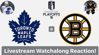 Toronto Maple Leafs  Boston Bruins 2024 Stanley Cup Playoffs Round 1 Game 2 Live Watchalong [upl. by Azerila]