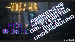 Black Desert Online 🔥 Awakening Hashashin 30k TL 🔥 New Gyfin Underground update January 2024 [upl. by Larsen958]