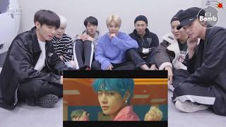 BTS reaction Boy With Luv feat Halsey [upl. by Carlson]