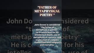 I JOHN DONNE I METAPHYSICAL POETRY I literarylove ugcnet literarylovers greenliterature [upl. by Beverly]