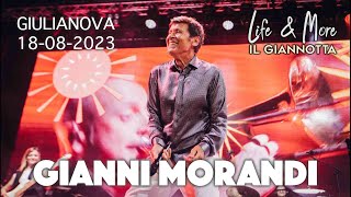 Gianni Morandi in concerto a Giulianova 18082023 [upl. by Sitoeht]