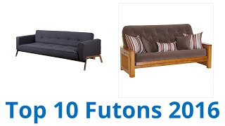 10 Best Futons 2016 [upl. by Irpak]