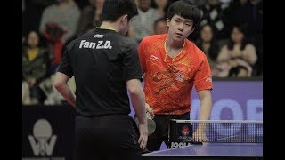 Fan Zhendong vs Wang Chuqin  CHina national Game 2017 [upl. by Adnopoz]