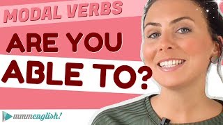 Are you ABLE to 💪🏼 English Modal Verbs [upl. by Warrenne]