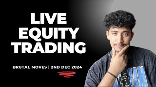 LIVE EQUITY TRADING WITH TRADE LOGIC DAY4  2ND DEC 2024 [upl. by Eseela]