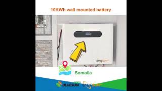 Bluesun 5KWamp10KWh offgrid system in Somalia [upl. by Agler517]