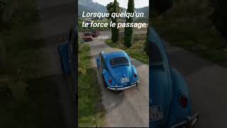 lorsque quelquun te force le passage 😂😅🤣 beamng beamngdrive codedelaroute [upl. by Leidba]