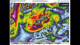 Wichura w Europie będzie potężna Silny wiatr również w Polsce [upl. by Naryb]
