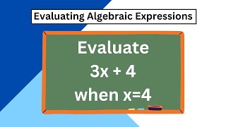 GED Math Lesson 22 Evaluating Algebraic Expressions [upl. by Maiga350]