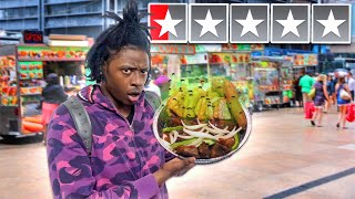 TRYING THE WORST RATED CARIBBEAN FOOD IN NYC 🍛  NEVER AGAIN [upl. by Laleb]