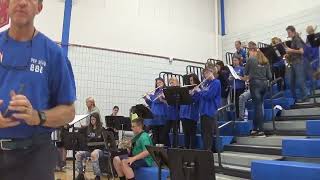 BBE High School Pep Band performing prior to the 36th annual Homecoming Pep Fest 09272024 [upl. by Ecneralc]