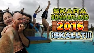 Skara Sommarland  Pelican Dive  Drop Slides Onride [upl. by Hsak]