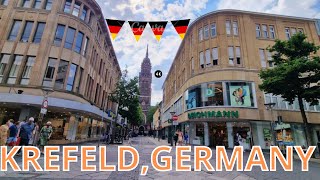 Krefeld city Germany walking tour in Krefeld Stadt Deutschland [upl. by Kir]