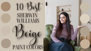 10 BEST Sherwin Williams Beige Paint Colors [upl. by Wolsky]