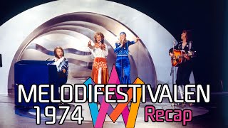 Melodifestivalen 1974 – Recap [upl. by Cul836]