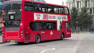 Londons Buses in Stratford 2nd October 2024 [upl. by Eellek913]