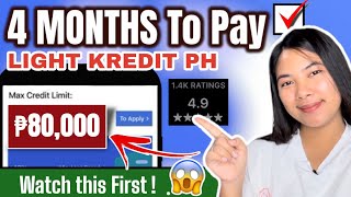 ₱80K LOAN at MABABANG INTEREST sa Light Kredit Ph  For REAL BA  Alyssa Nevado [upl. by Dana]