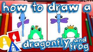 How To Draw A Dragonfly And Frog  Replay Live Stream [upl. by Kippy]