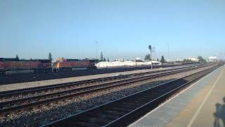 EB Metrolink Train At Commerce Ca bigbossrailfanner [upl. by Tyrus591]