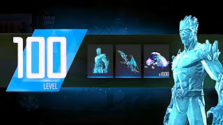 ICE LEVEL 100 😱 GET NEW BUNDLE 🔥 NEW SKINS 🔥 FREE FIRE [upl. by Yennek]