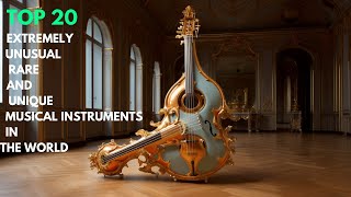 TOP 20 Extremely Unusual Rare and Unique Musical Instruments In The World [upl. by Hazlip538]