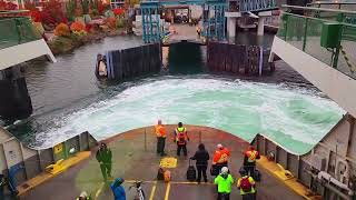 Going in to Bremerton Ferry Terminal from Seattle [upl. by Nitsu]