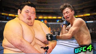 Dooho Choi vs Master Sumo EA sports UFC 4 [upl. by Betti]