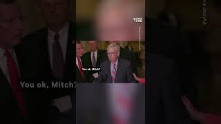 Sen Mitch McConnell Freezes MidSentence at Press Conference [upl. by Ilonka67]