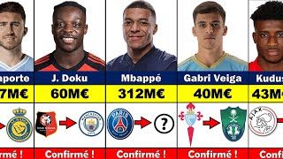 Les derniers transferts Officiel ✅ Août 2023 [upl. by Natanoj]