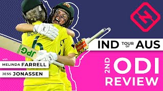 Beth Mooney leads Australia to thrilling victory over India  2nd ODI Review  AUSvIND  Cricket [upl. by Tnafni]