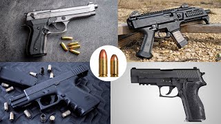 Las 15 Mejores Armas Calibre 9mm [upl. by Ocimad942]