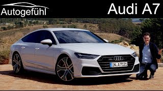 Audi A7 Sportback FULL REVIEW allnew 20182019 neu  Autogefühl [upl. by Nellek]