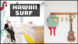 HAWAII SURF BABYKAMER  INTERIORJUNKIE  BABY TOUR [upl. by Dloraj941]