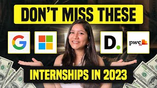 Best Internship Opportunities of 2023  Top 7 Internships for College Students [upl. by Coulombe]