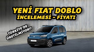 Yeni Fiat Doblo İncelemesi ve Fiyatı  Eniştelerin Yeni Gözdesi [upl. by Macmahon]