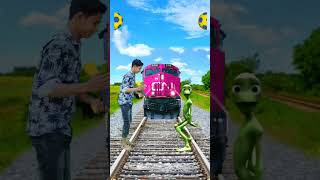 Football to alien head magical dance train funny vfx magic video short youtubeshorts [upl. by Ruhtra]